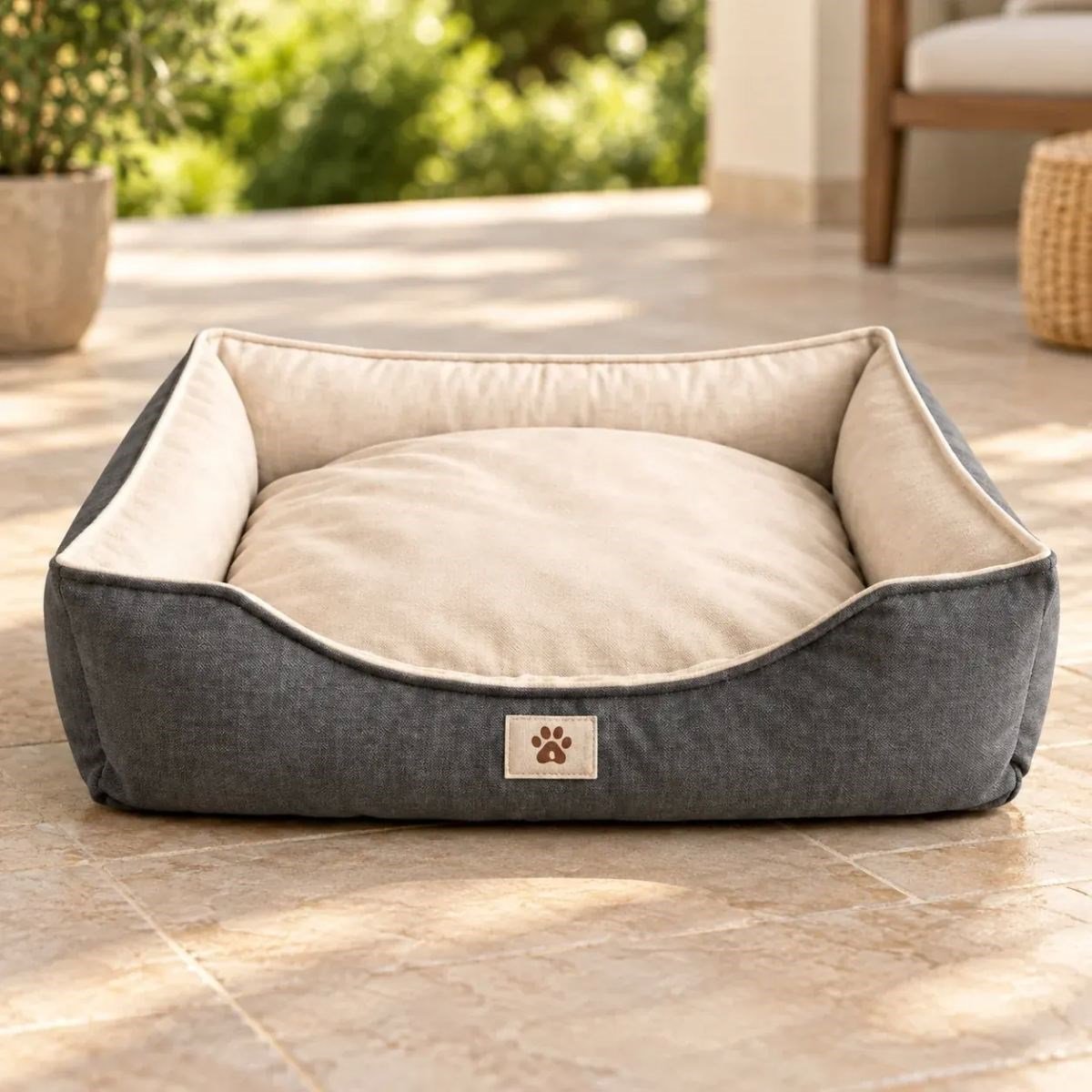 Kedi Köpek Yatağı Luna Premium Yatak - Gri / Small