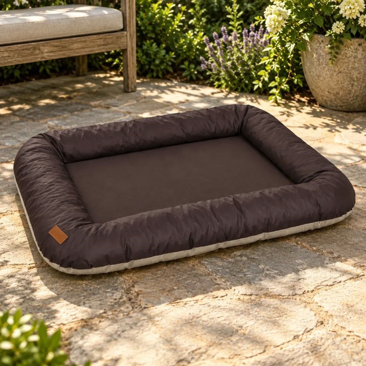 Kedi Köpek Yatağı Premium Su Geçirmez İmperteks Yatak · Koyu kahverengi · M · 60 × 85 × 13 cm