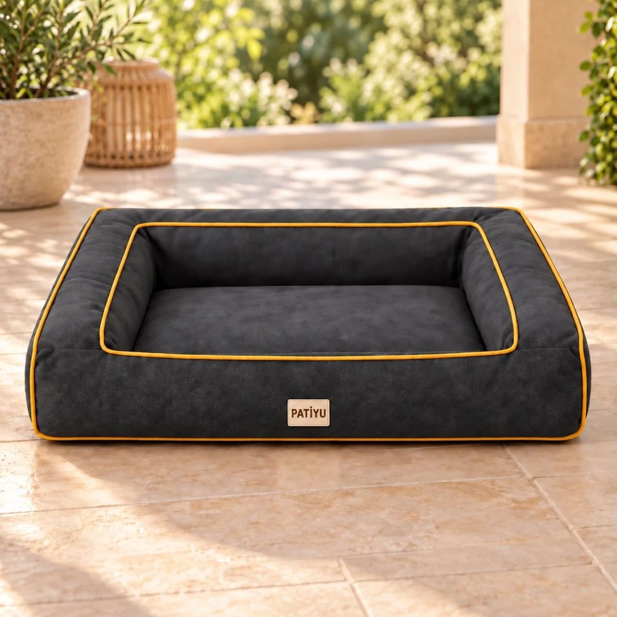 Kedi Köpek Yatağı Sofa Bed - Kiremit · Antrasit