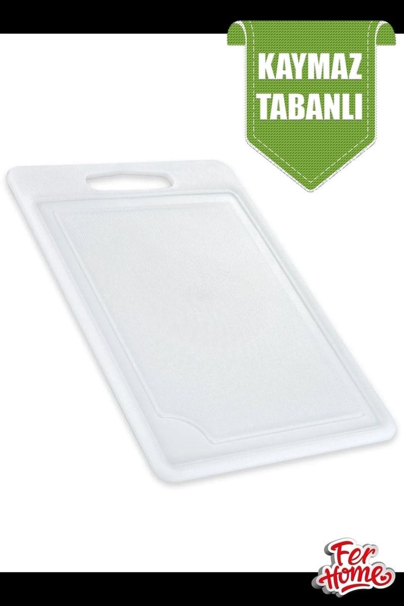 Kesme Tahtası Plastik Büyük Kesme Sunum Tahtası Kesim Panosu 225x325 Mm Royaleks-FR-108