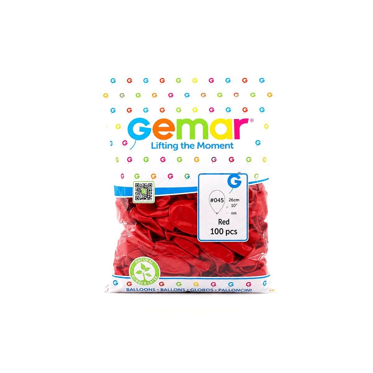 Kırmızı Lateks Balon 26 cm (10'') - 100'lü Paket