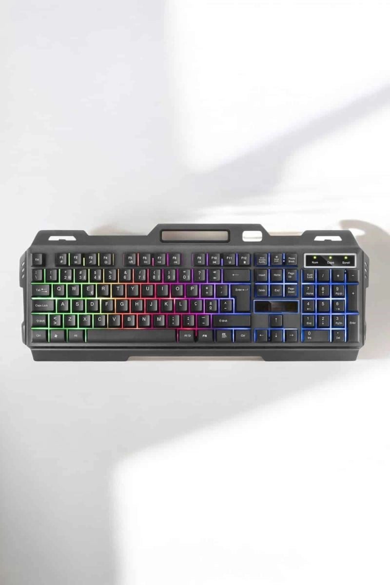 Klavyesi Q Klavye Rgb Işıklı Mouse Hediyeli
