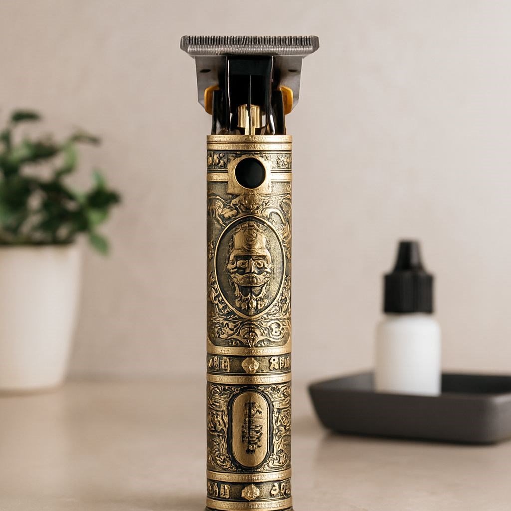 Komple Metal Saç Sakal Traş Makinesi USB Şarjlı T-Bıçak