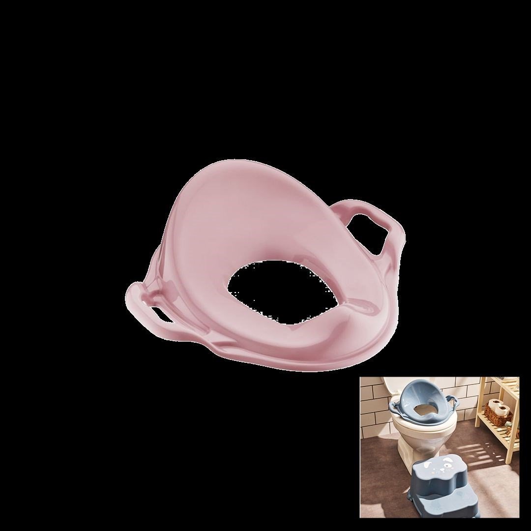 Kulplu Çocuk Klozet Adaptörü - Pembe