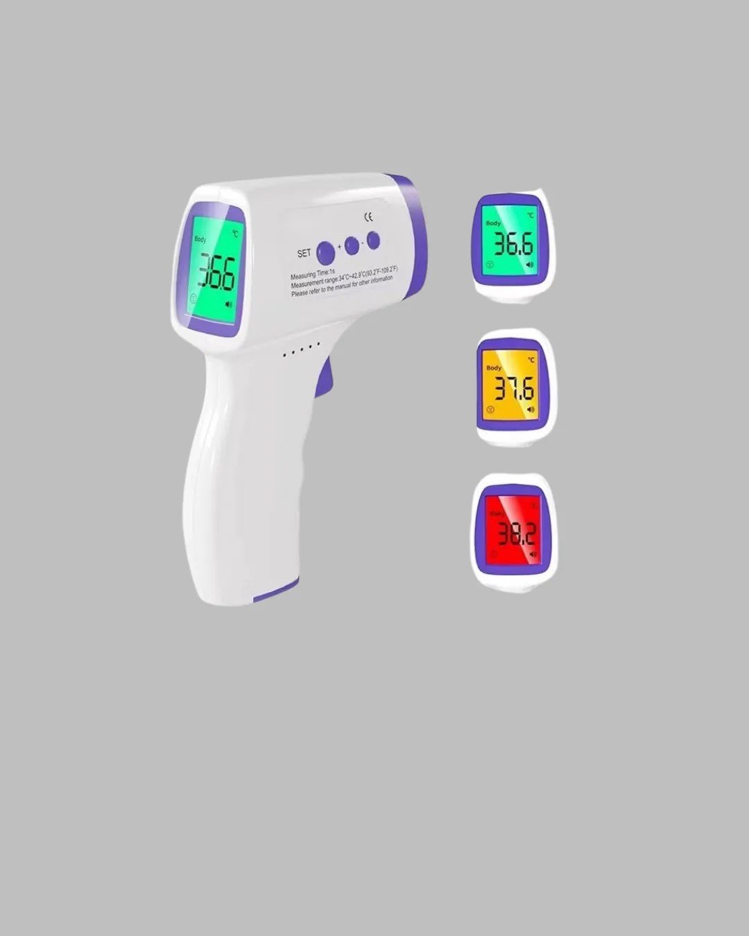 LCD EKRAN TEMASSIZ ATEŞ ÖLÇER