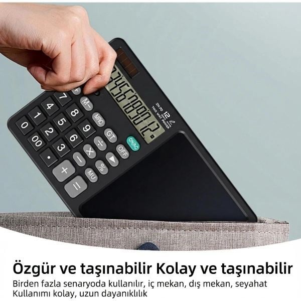 Lcd Yazı Ekranlı Hesap Makinesi