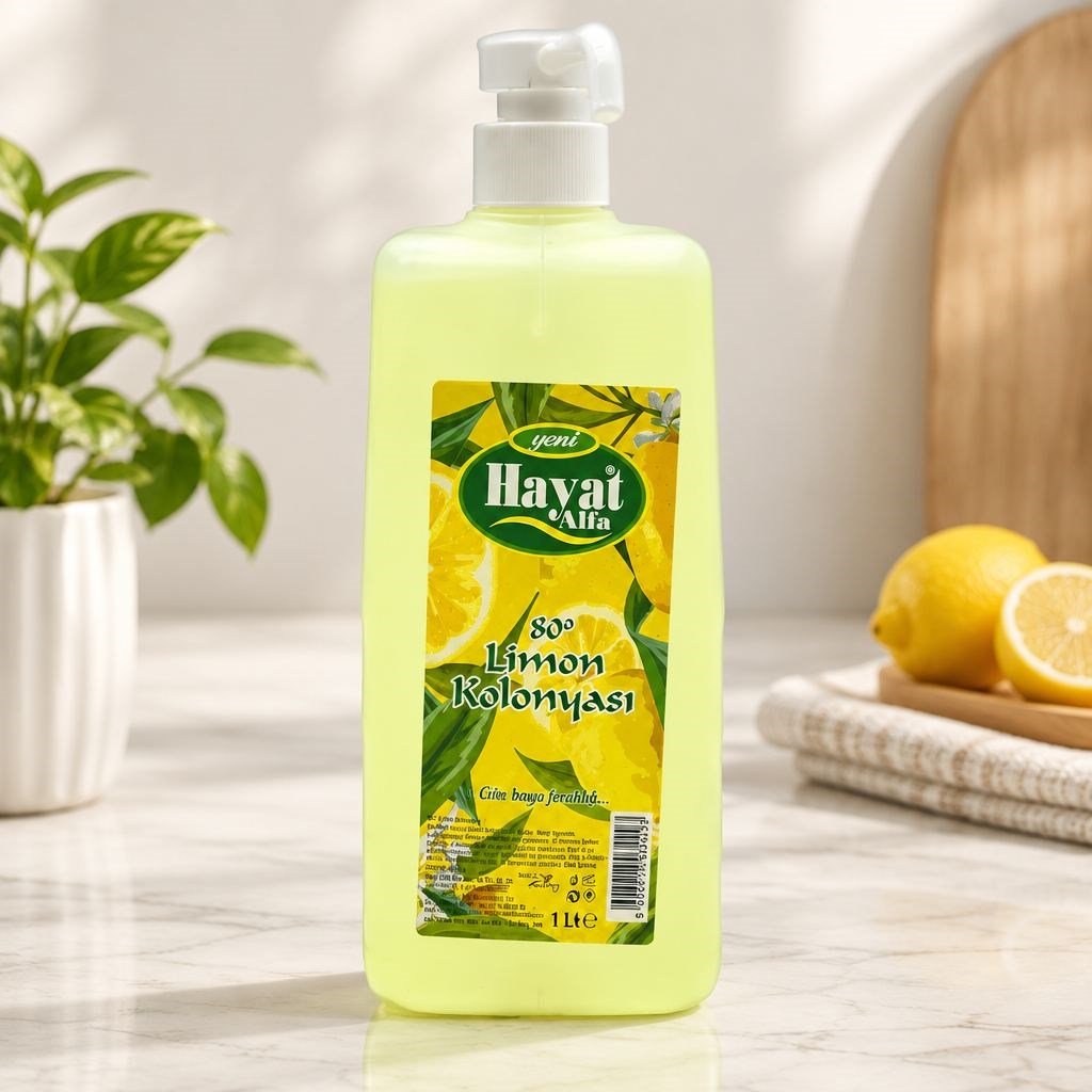 Limon Kolonya Pompalı Sprey (1 LT)