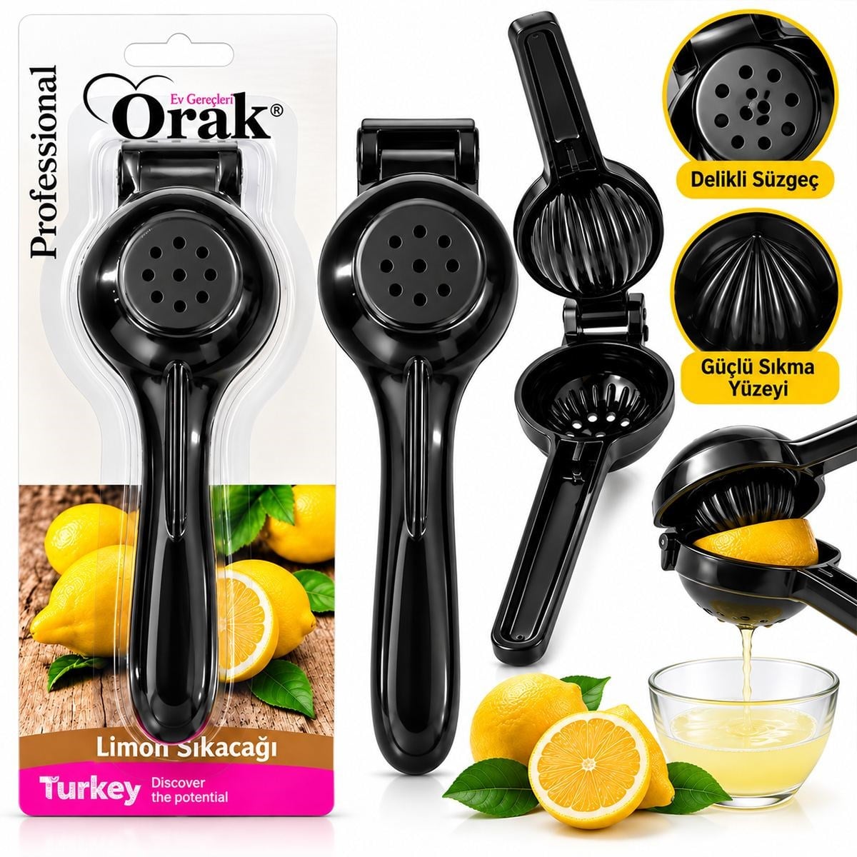 LİMON SIKACAK ( SİYAH) Döküm
