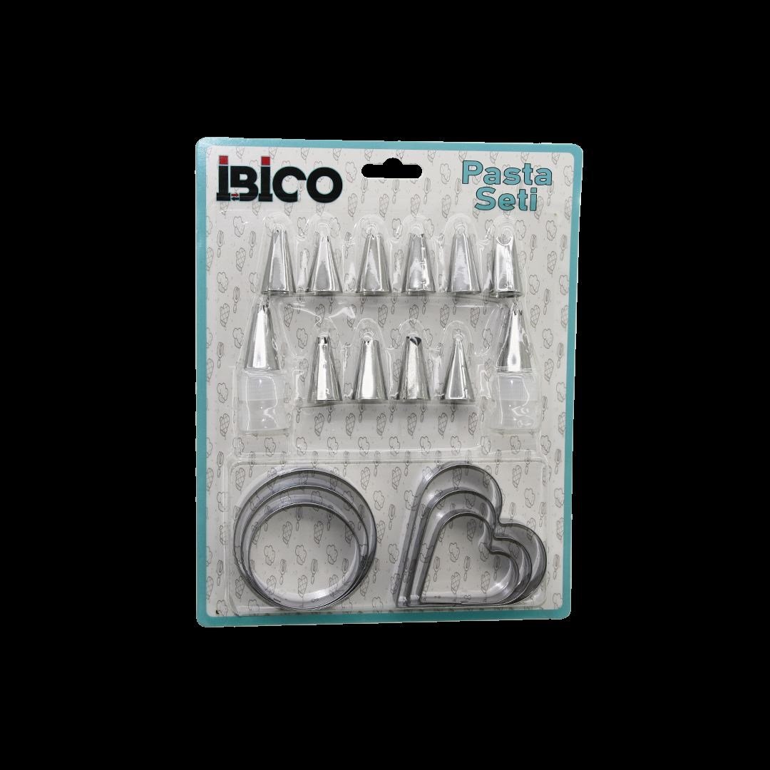 Metal Pasta Süsleme Uç ve Kurabiye Kalıbı Seti