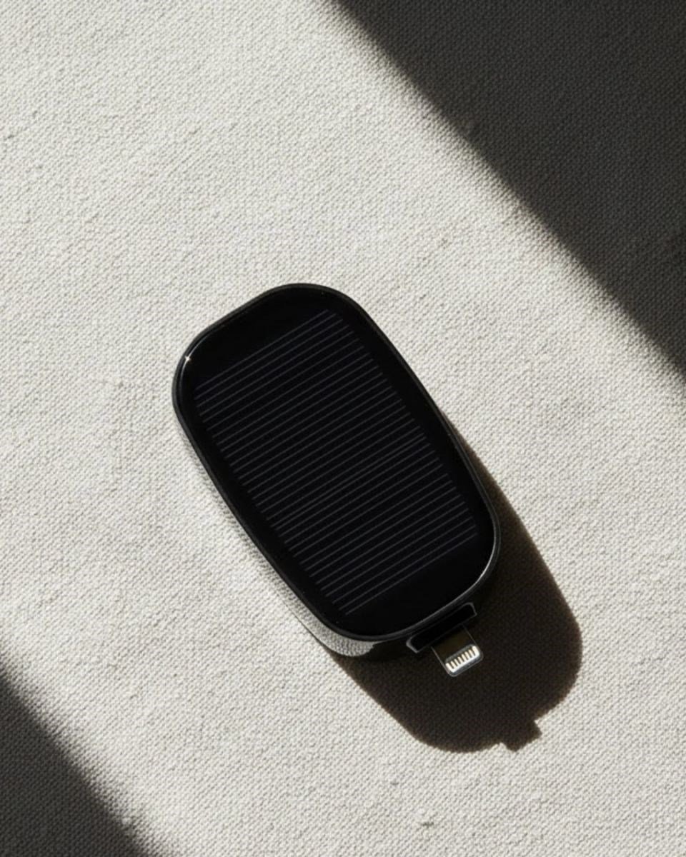 Mini Güneş Enerjili Powerbank Cep Tipi Acil Şarj Cihazı