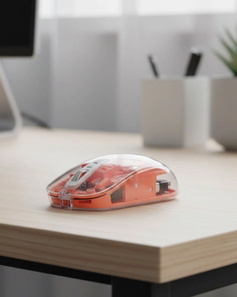 Minimal Tasarımlı Kablosuz Mouse Günlük Ve Ofis Kullanımı