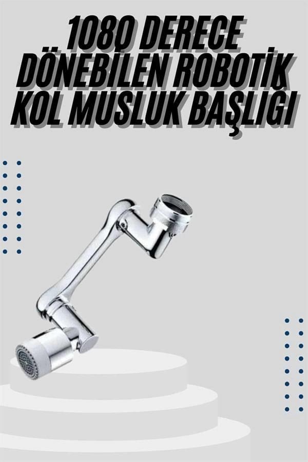 Mutfak Musluk Başlığı 1080 Derece Dönebilir Oynar Başlıklı Musluk Atı