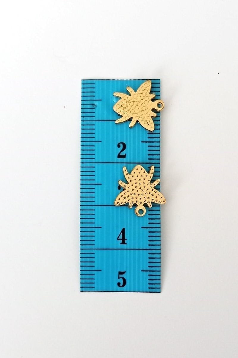 Oya Abiye Bileklik Kolye Pleksi Metalik Plastik Pul Altın Renk 8 gram 35 adet - BNC481