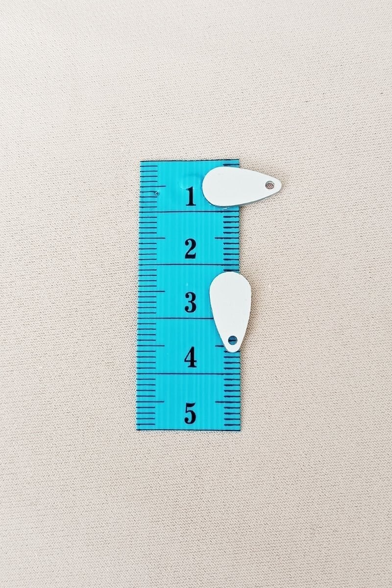 Oya Abiye Bileklik Kolye Pleksi Metalik Plastik Pul Gümüş Renk 24 gram 150 adet - BNC591