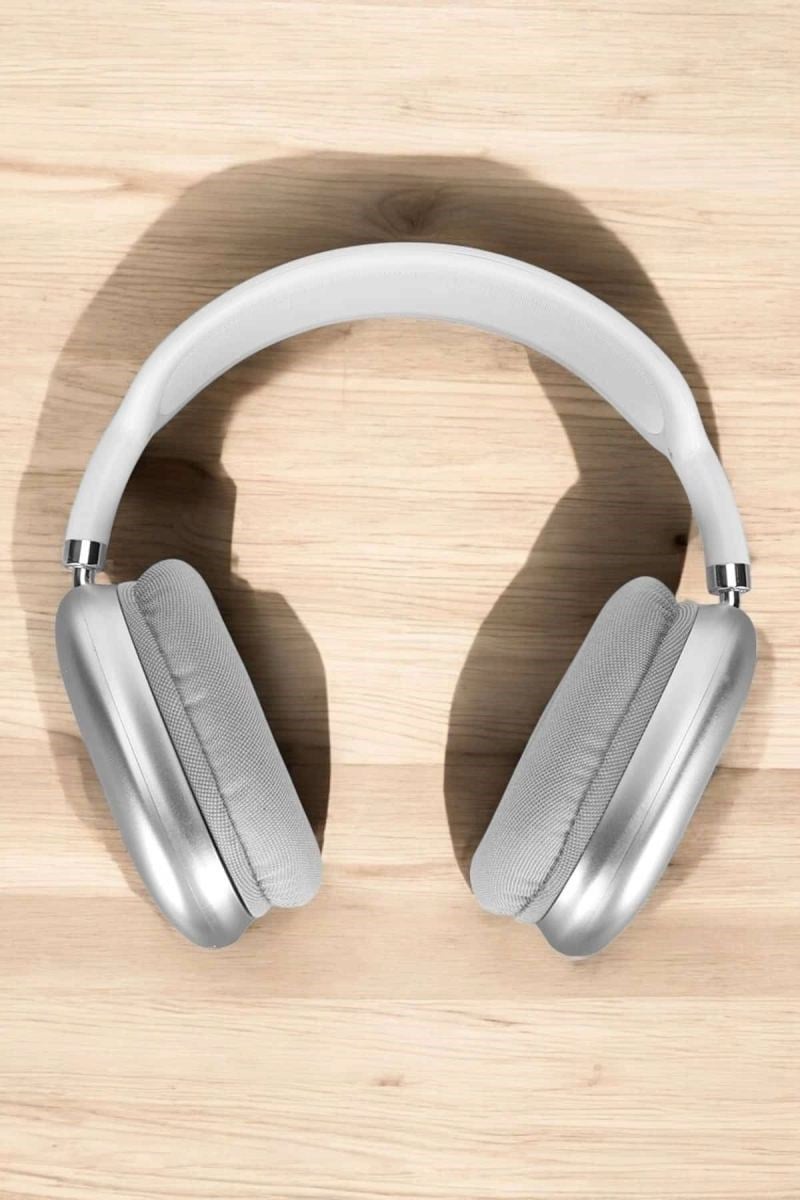 P9 Plus Kablosuz Kulak Üstü Bluetooth Kulaklık Beyaz Yüksek Ses Kaliteli