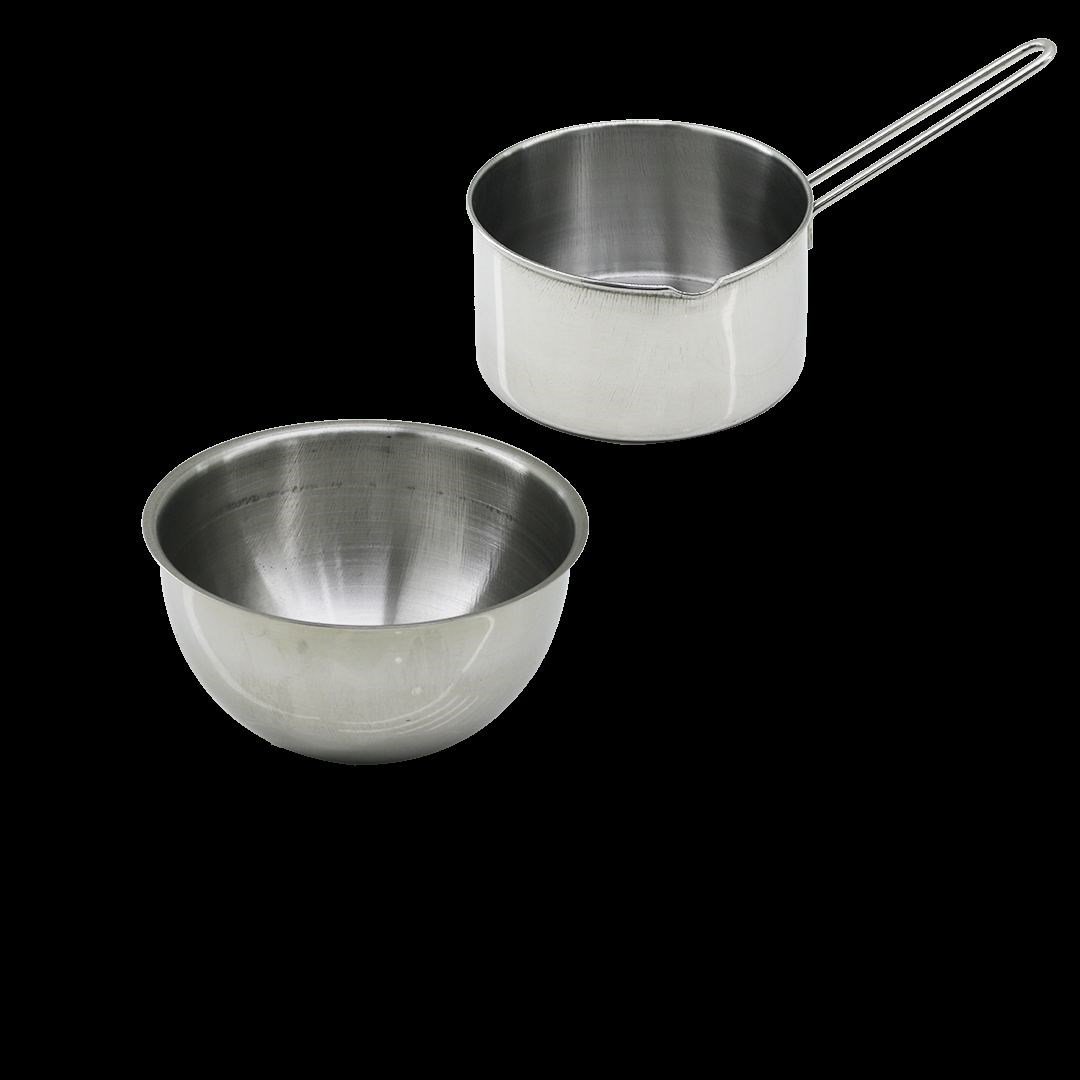 Paslanmaz Çelik 2'li Sosluk ve Sütlük Seti (14cm & 17cm)