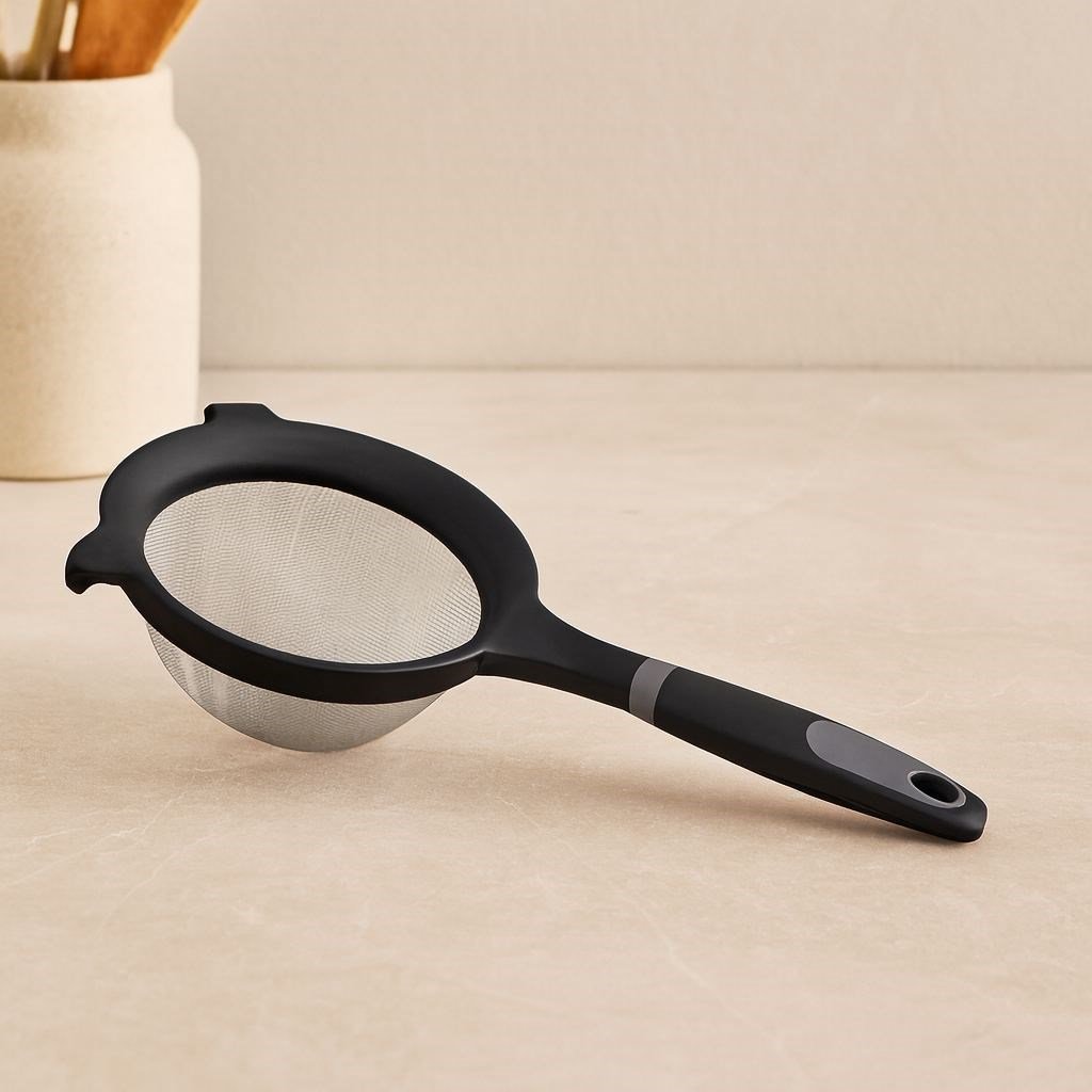 Plastik Saplı Tel Süzgeç 11 cm 350 ml