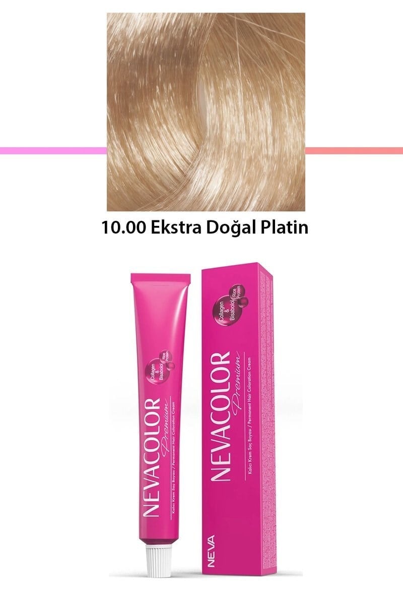 Premium 10.00 Ekstra Doğal Platin - Kalıcı Krem Saç Boyası 50 g Tüp