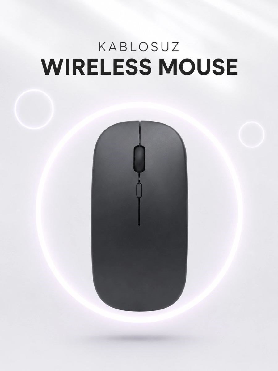 Profesyonel Mouse Wireless  Faresi Bluetooth Bağlantılı