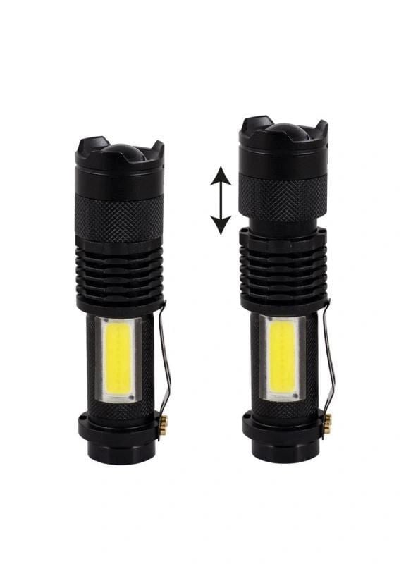 Ps-2 Cree Q5 Ve Cob Led Teknolojisi, 200m Menzili Ve Şarj Edilebilir Yapısıyla Cebinizdeki En Güçlü Işık Kaynağı Olacak.
