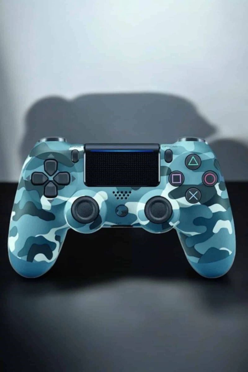 Ps4 Oyun Kolu Kamuflaj Desenli Joystick