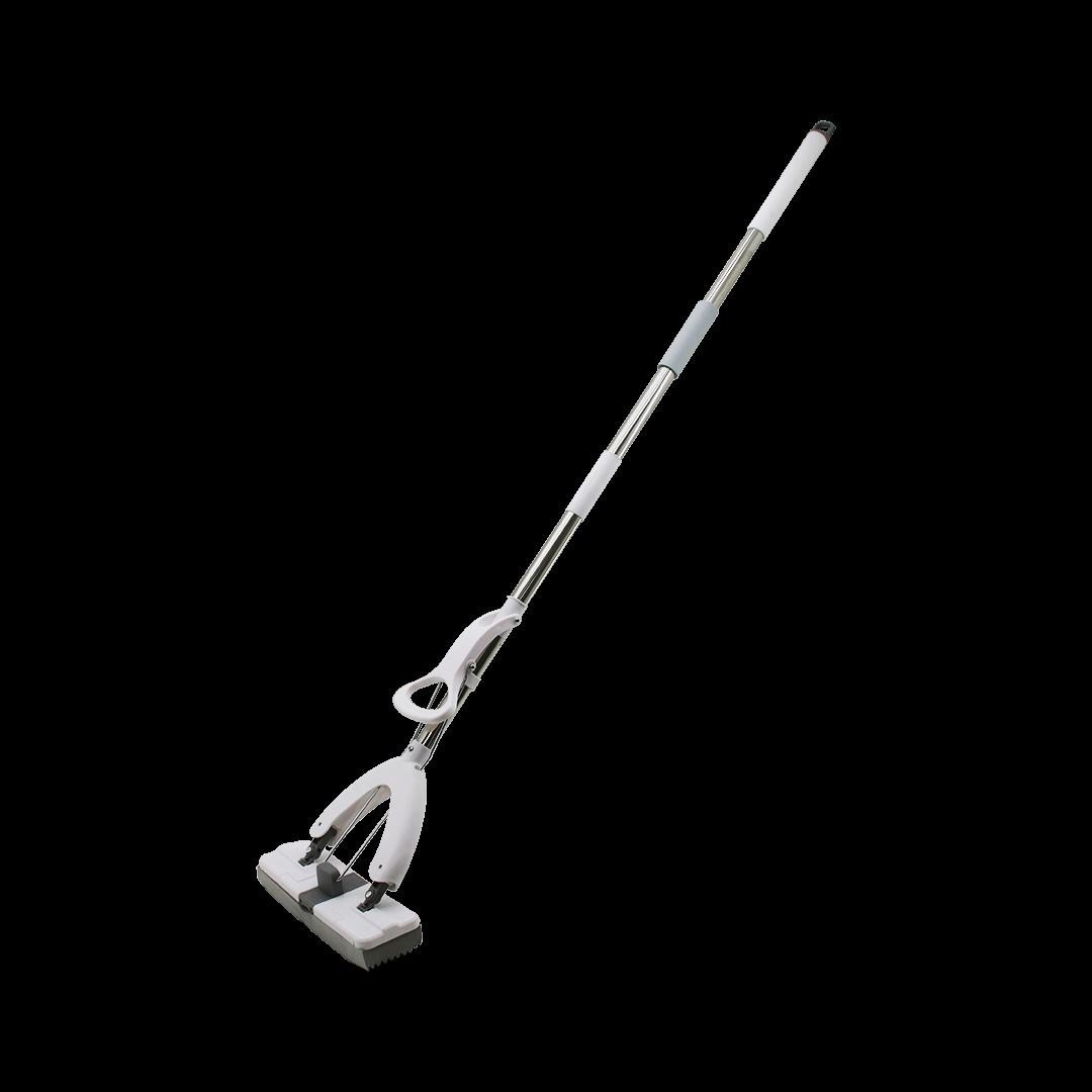 PVA Sünger Kendinden Sıkmalı Mop - Kelebek Başlık, Krom Sap 110 cm