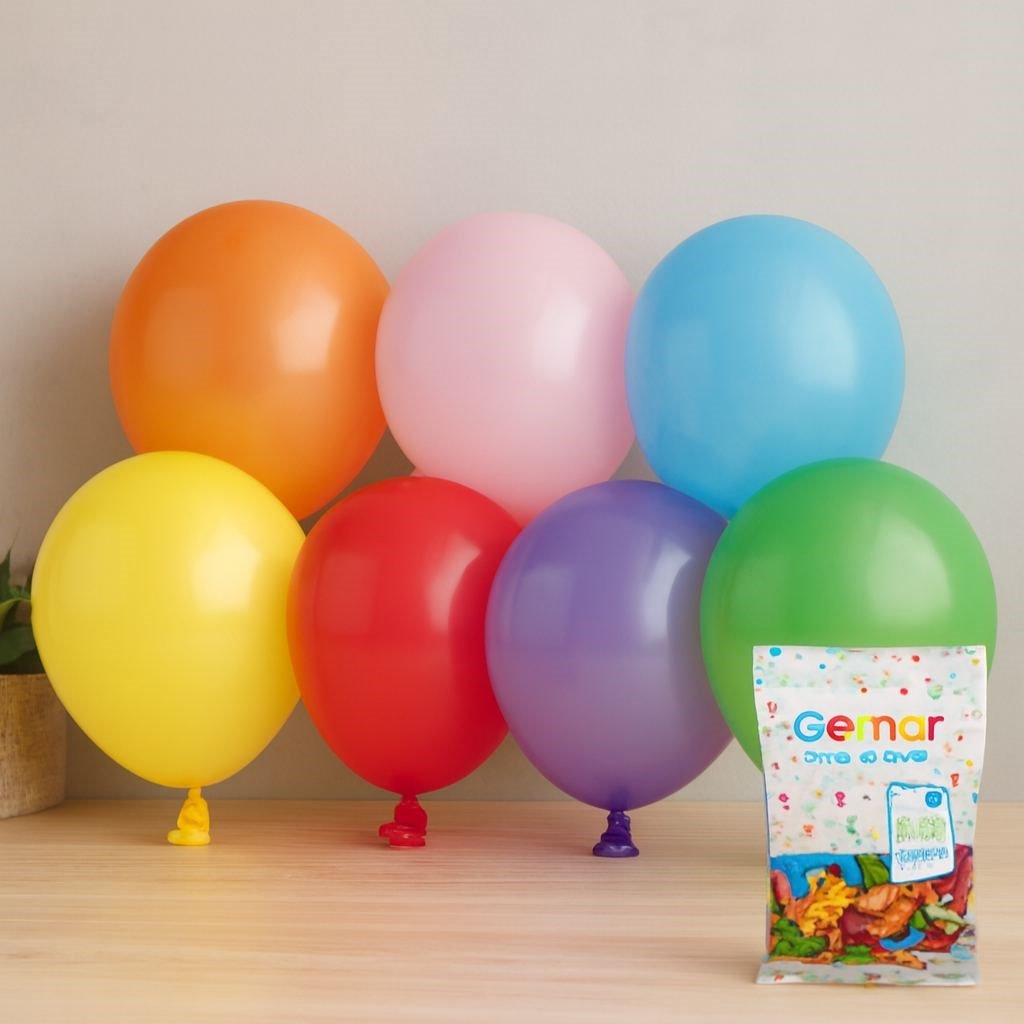 Renkli Su Balonları 500'lü (8 cm)
