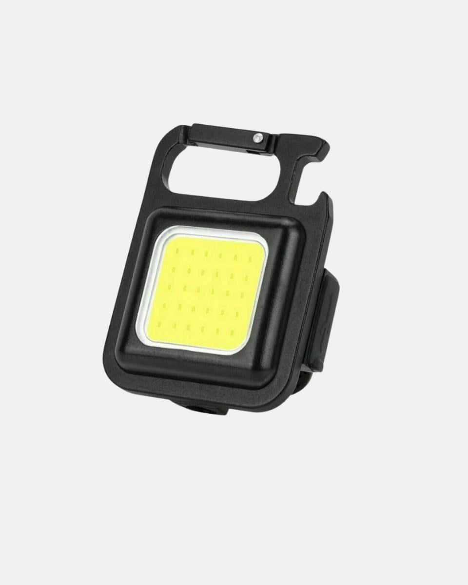 Şarjlı Cob Led Anahtarlık Fener – 4 Modlu, Manyetik Ve Katlanabilir Standlı Yeni Nesil