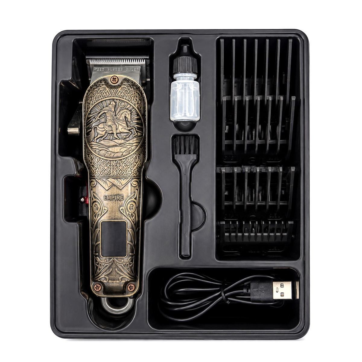 Şarjlı Saç Sakal Traş Makinesi MR-7800 (USB Type-C, LED, 3-7-9-12mm)