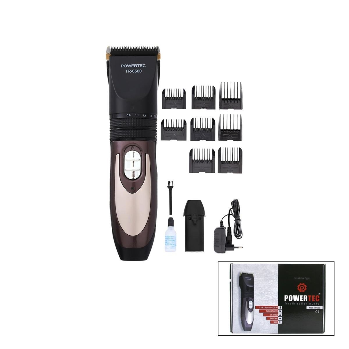 Şarjlı Traş Makinesi TR-6500 - Kablosuz, 6 Saat Pil