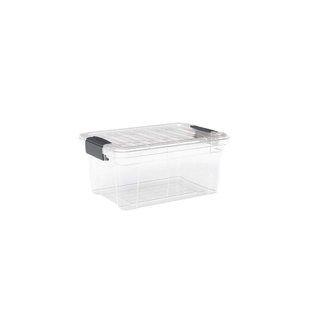 Şeffaf Kilitli Çok Amaçlı Saklama Kutusu 6.25L (210x305x145mm)