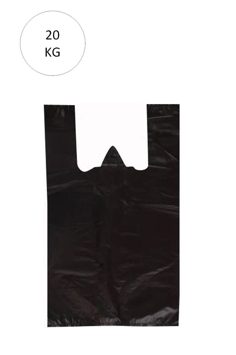 Siyah Atlet Poşet Büyük Boy 50x90 cm Takriben 240 Adet 20 Kg
