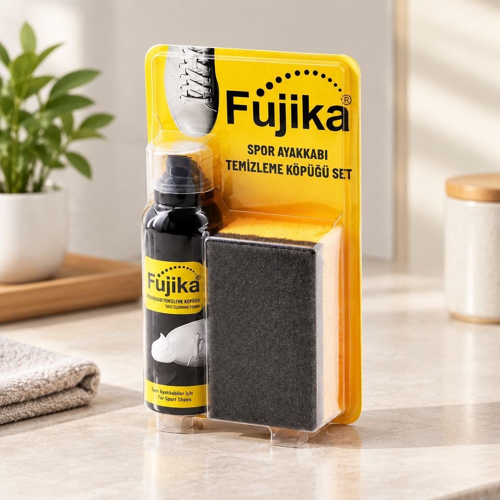 Spor Ayakkabı Temizleme Köpüğü Süngerli 125ML