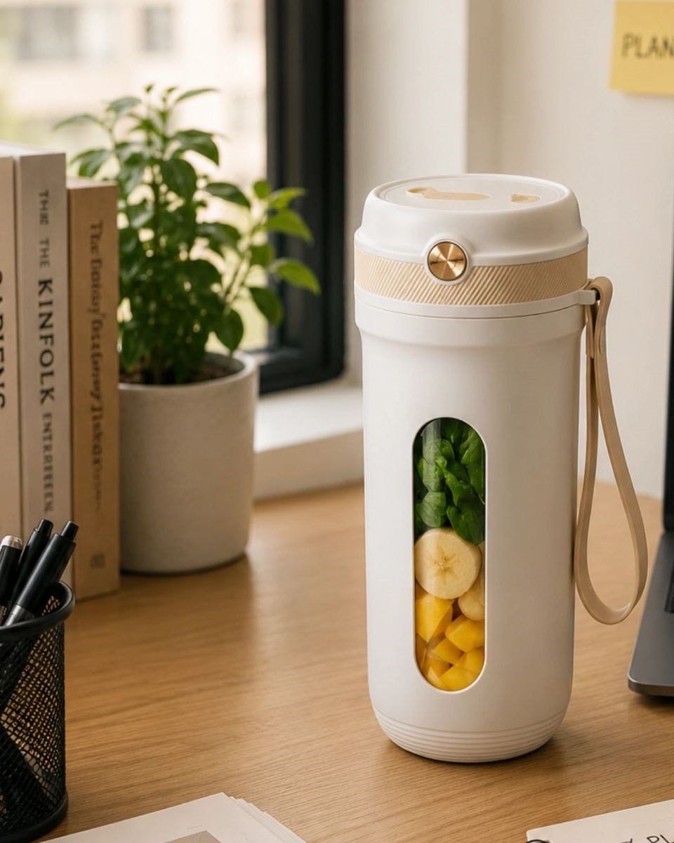 Spor Ve Seyahat İçin Taşınabilir Smoothie Blender Usb Şarj Destekli