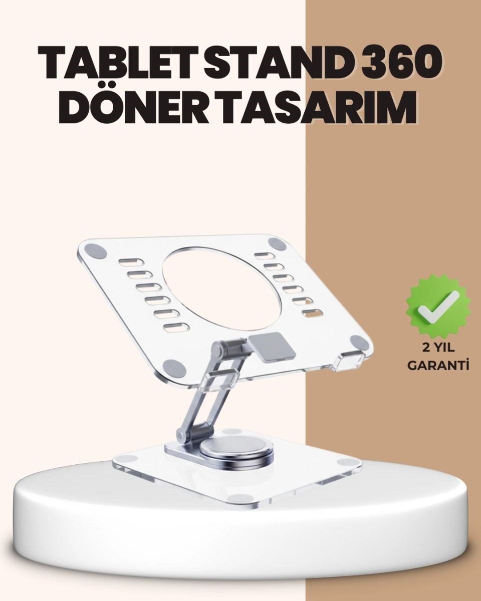 Taşınabilir Katlanır Tablet Braketi Masaüstü Stand