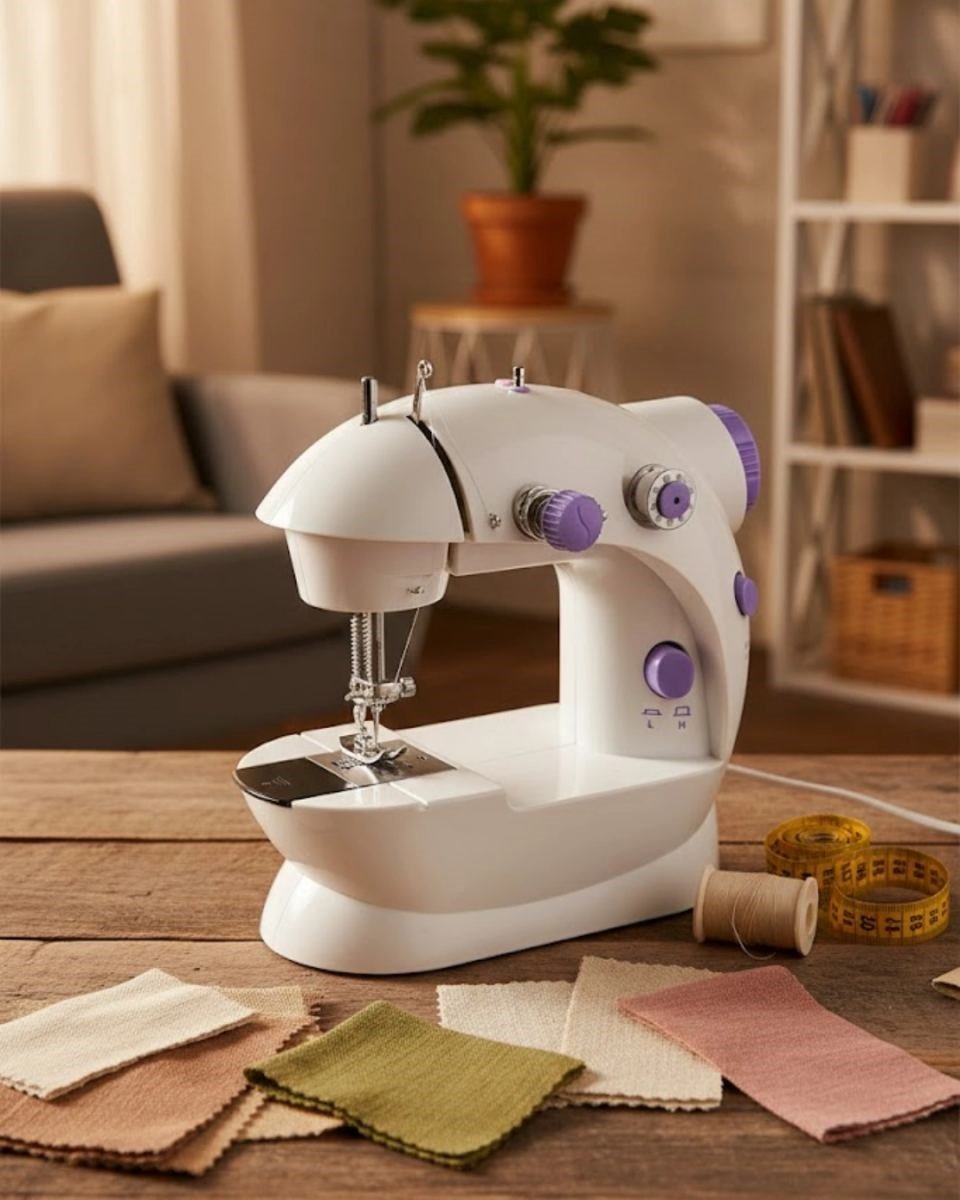 Taşınabilir Mini Dikiş Makinesi Ev Ve Ofis Kullanımı İçin