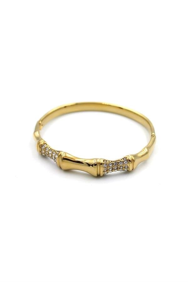 Taşlı Bilezik - Altın