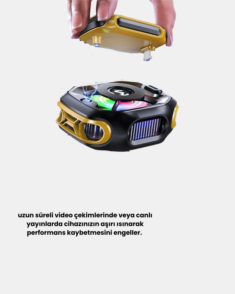 Tec Teknolojili Telefon Soğutucu Yüksek Verimli Ve Oyun Odaklı