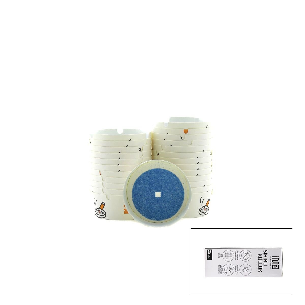 Tek Kullanımlık Jel Küllük 25'li Paket