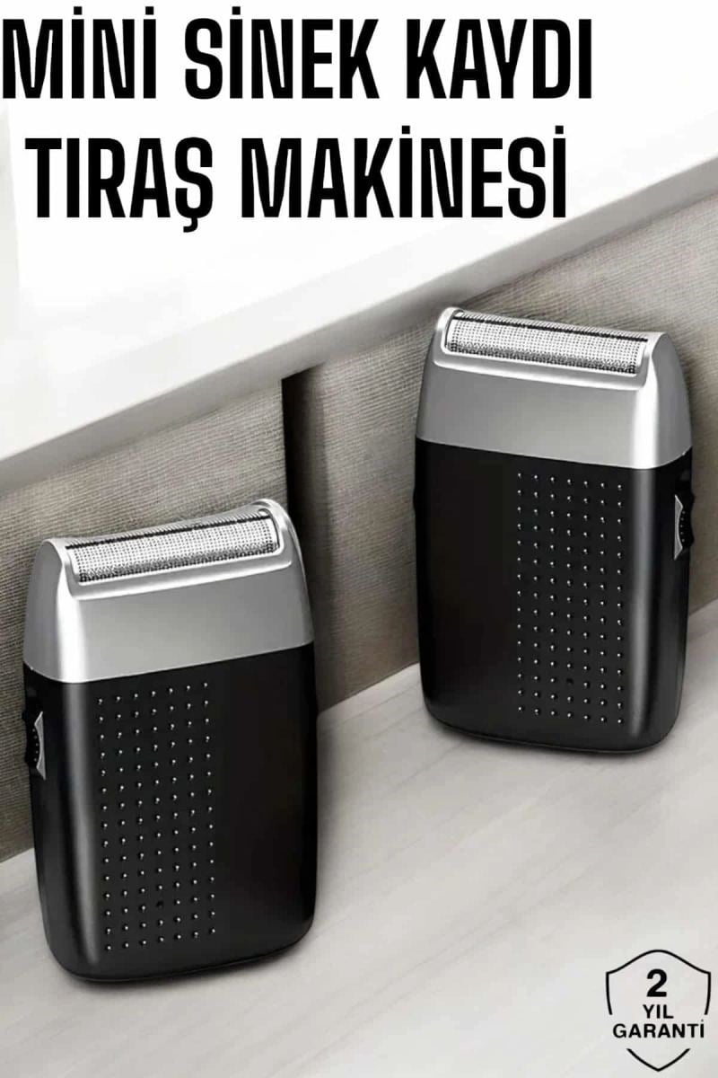 Tıraş Makinesi Mini Sinek Kaydı Şarjlı Taşınabilir Paslanmaz Çelik