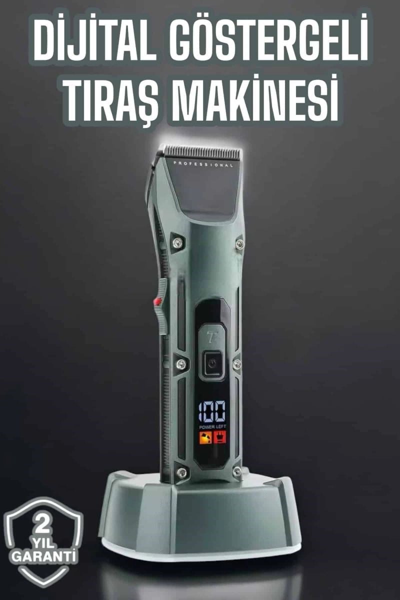 Tıraş Makinesi Uzun Pil Ömrü Şarjlı Günlük Tıraş Makinesi