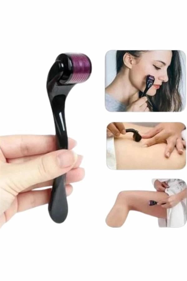 Titanyum Uçlu Derma Roller 540 İğneli 1 Mm Gözenek Azaltıcı Akne İzlerine Uygun