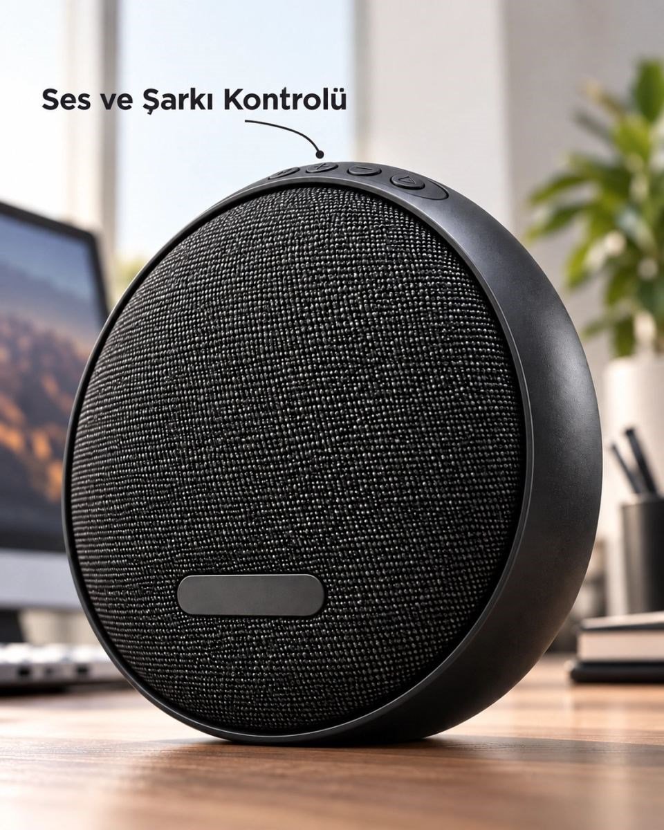 Tuş Kontrollü Bluetooth Hoparlör Dahili Batarya Ve Çoklu Müzik Oynatma Seçenekleri
