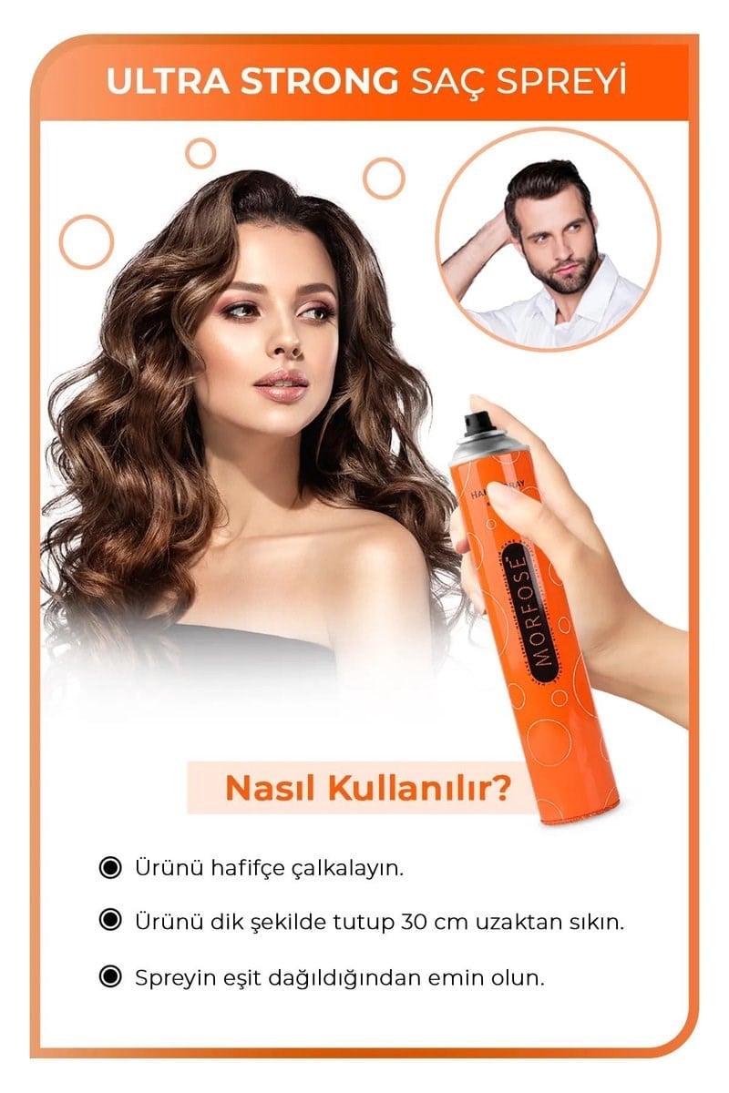 Ultra Strong Saç Spreyi 400 ML - mrfs