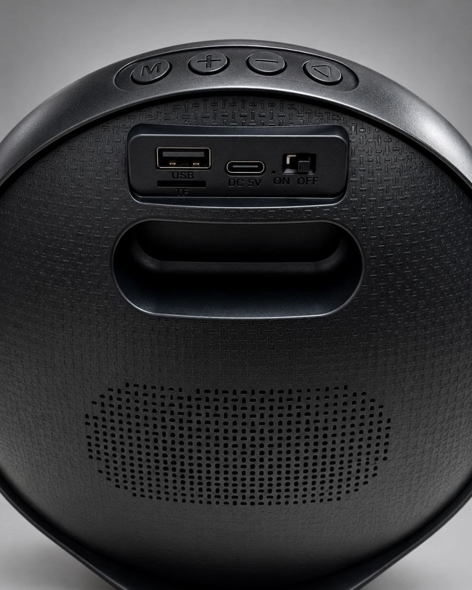 Usb Ve Tf Kart Destekli Kablosuz Bluetooth Hoparlör Tuş Kontrollü Müzik Oynatma