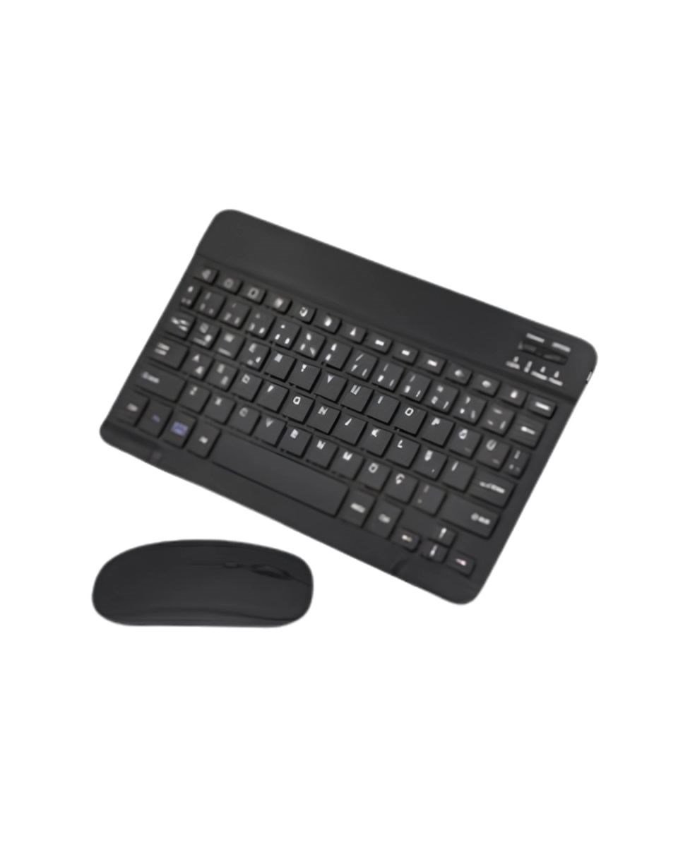 Wireless Klavye Mouse Seti Bluetooth Bağlantılı İnce Tasarım Sessiz Kullanım