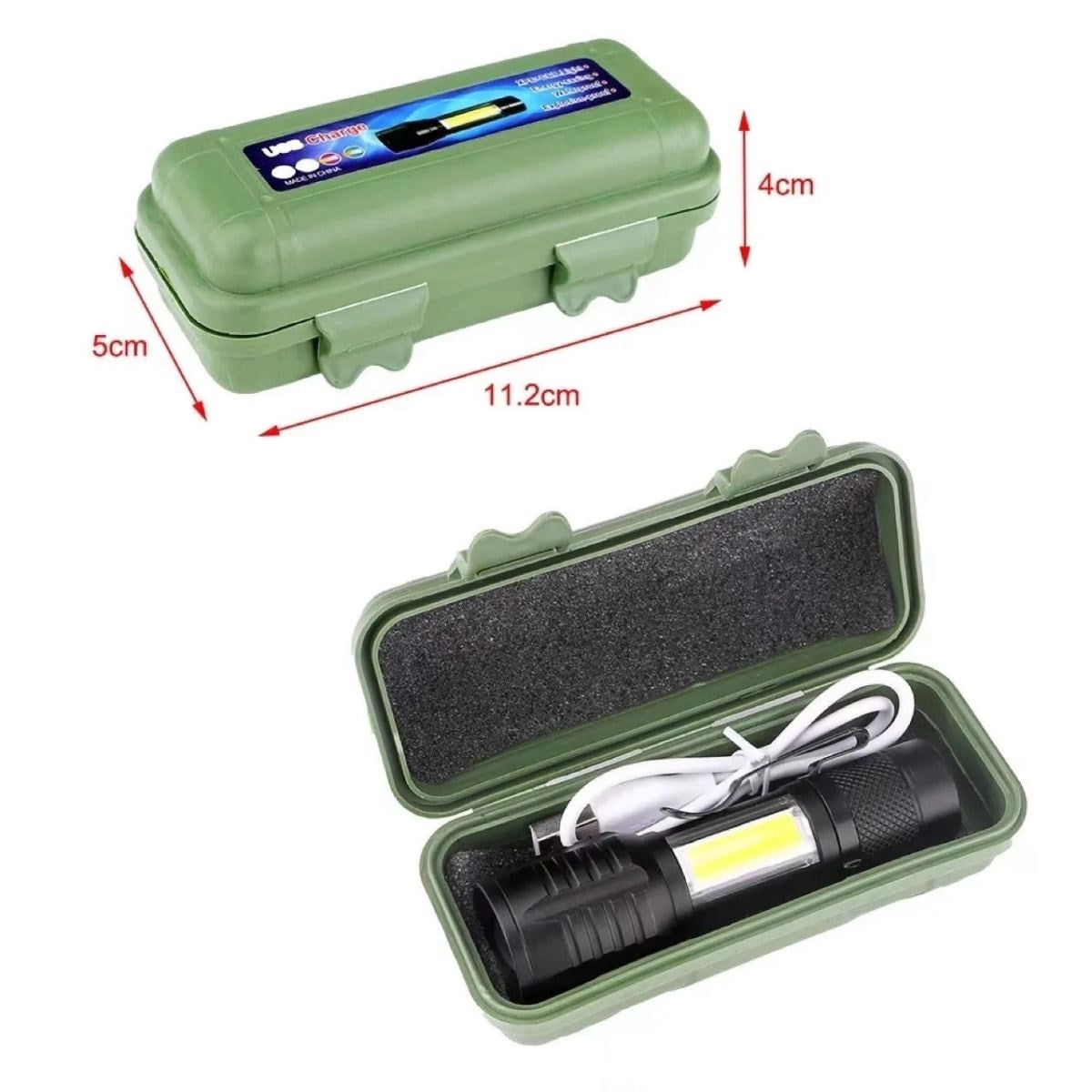 Ws-5454 Cob Led Usb Şarjlı Mini El Feneri