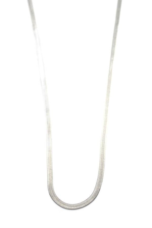 Xuping İtalyan Zincir Kolye-60cm - Gümüş