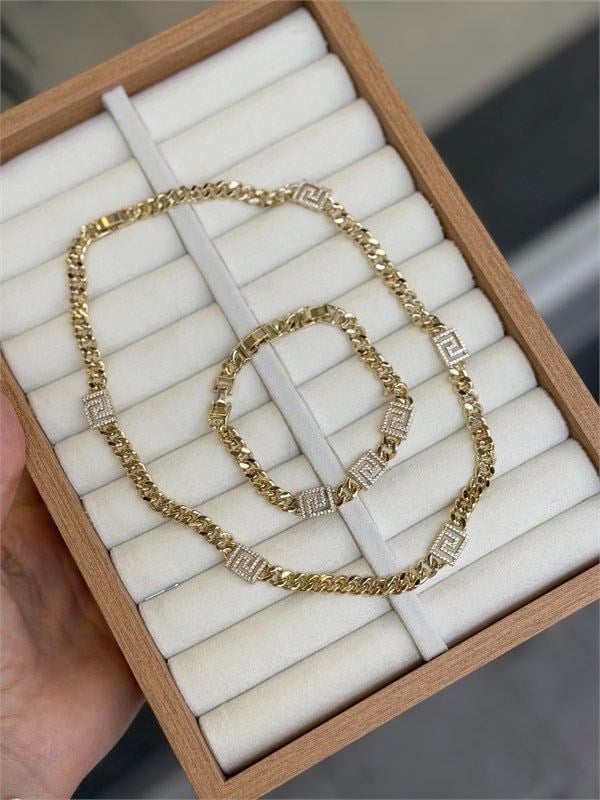 Xuping Set  Kolye - Altın