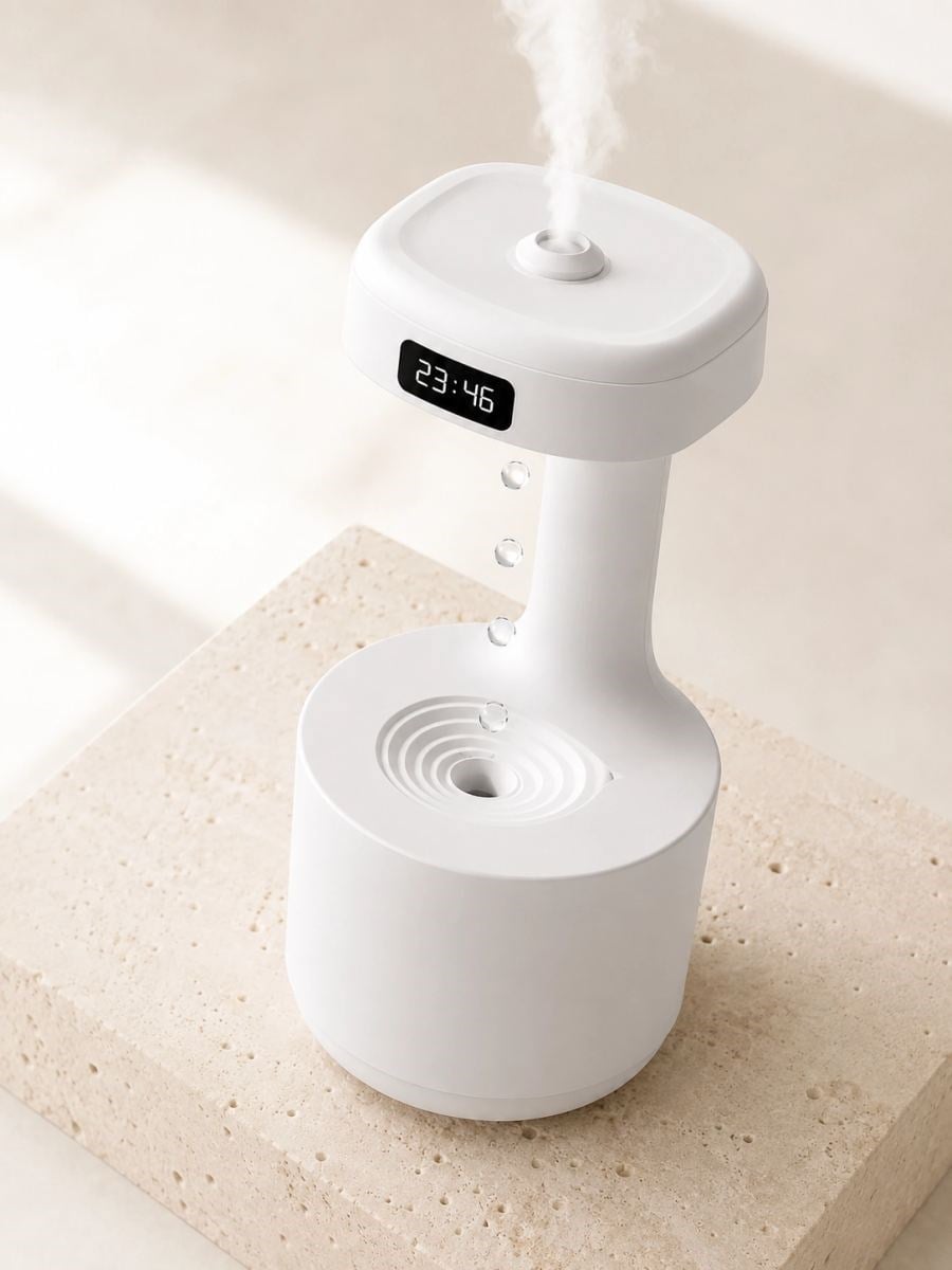 Yağmur Damlası Hava Nemlendirici Ultrasonik Buhar Makinesi 800 Ml Aroma Difüzör
